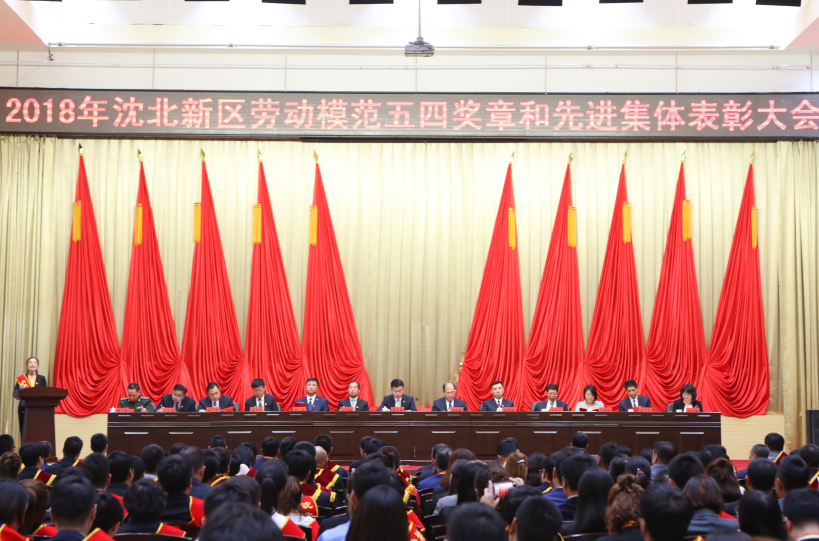 沈北新区隆重召开2018年劳动模范五四奖章和先进集体表彰大会